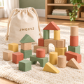 JMQXVZ Storybook Wooden Building Blocks — lifestyle view