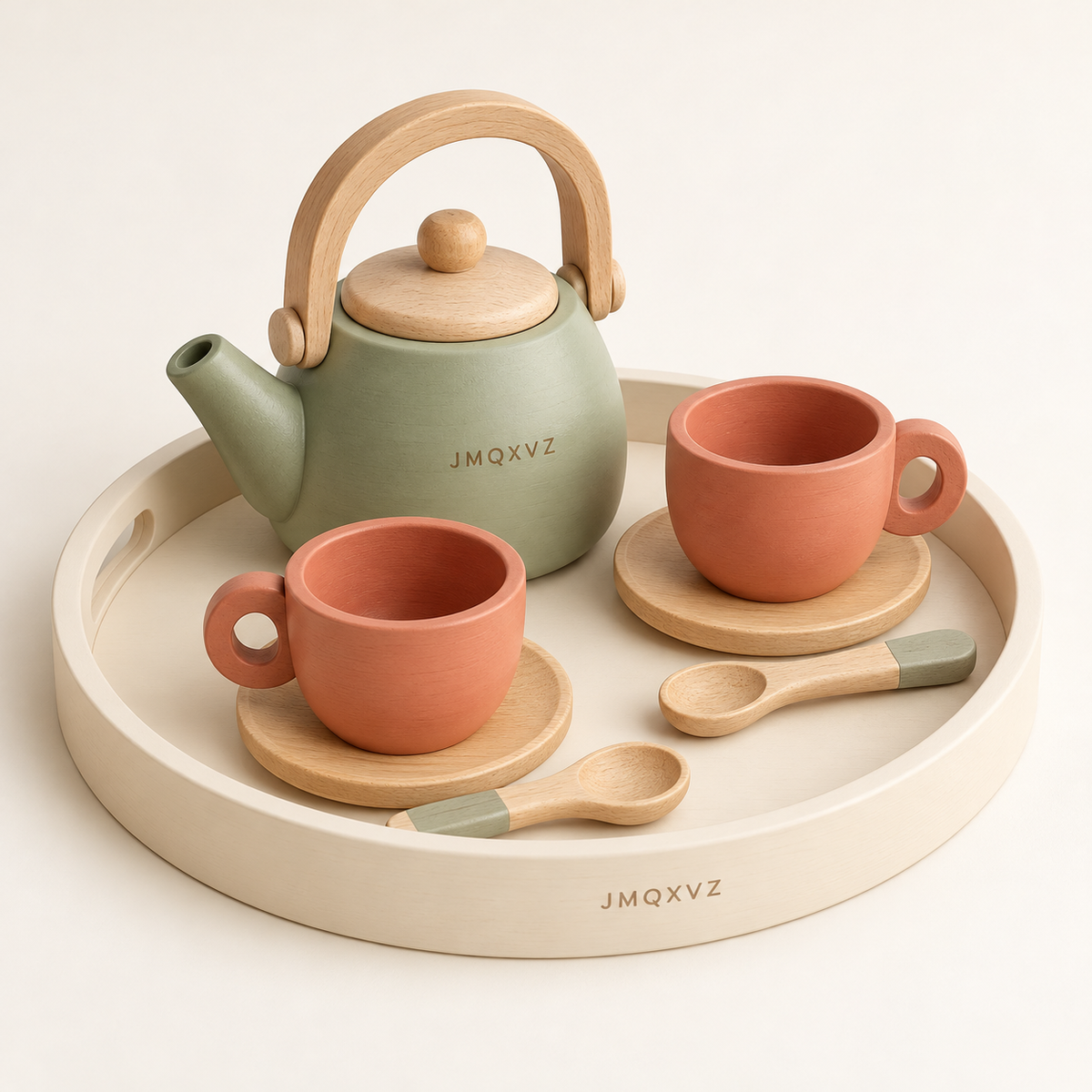 JMQXVZ Sweet Meadow Pretend Tea Set — main view
