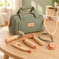 JMQXVZ Kind Care Wooden Doctor Kit — lifestyle view