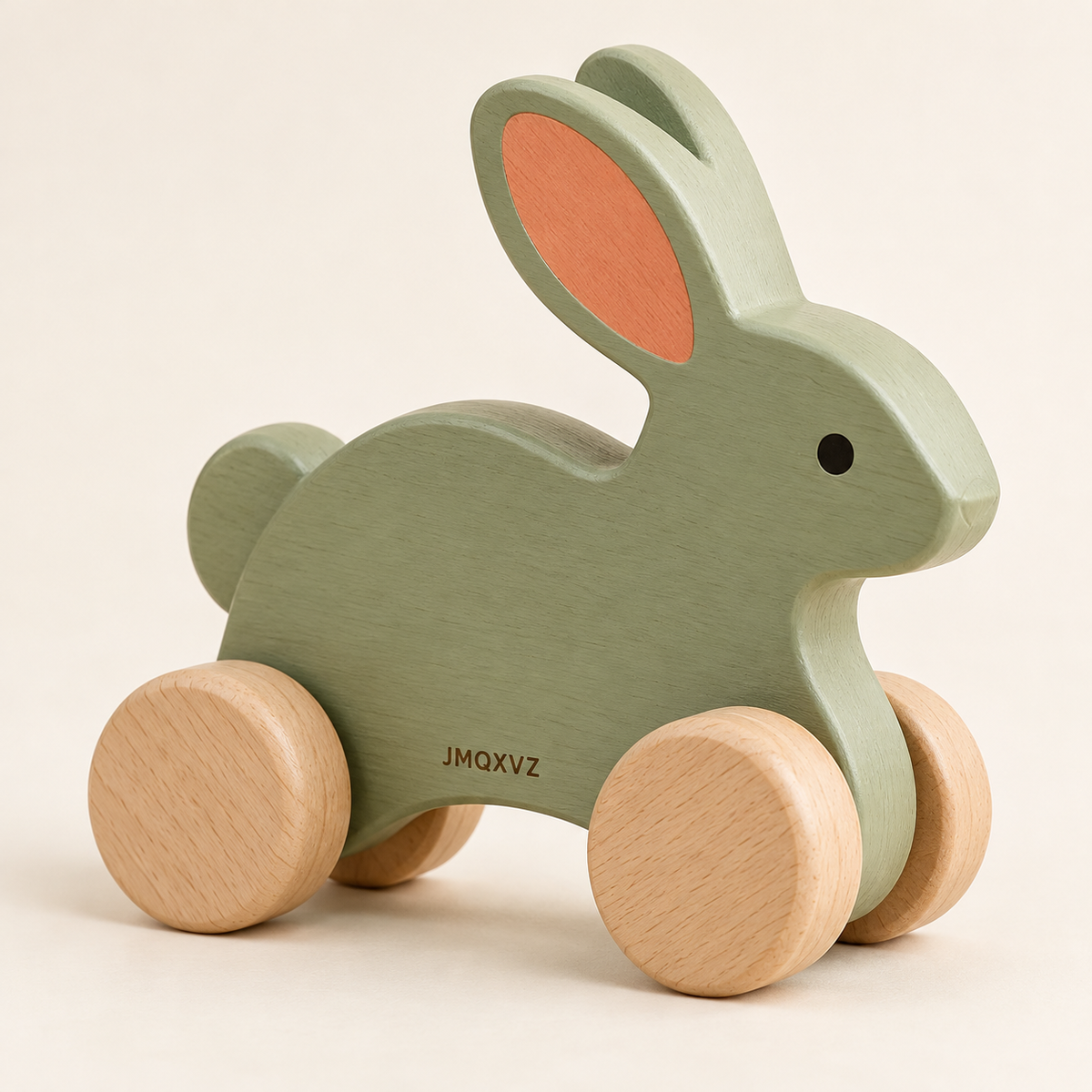 JMQXVZ Meadow Bunny Push-Along Toy — main view